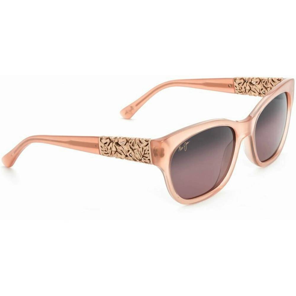 NEW MAUI JIM monstera sunglasses in leaf gold guava pink/maui rose polarized - Picture 2 of 2